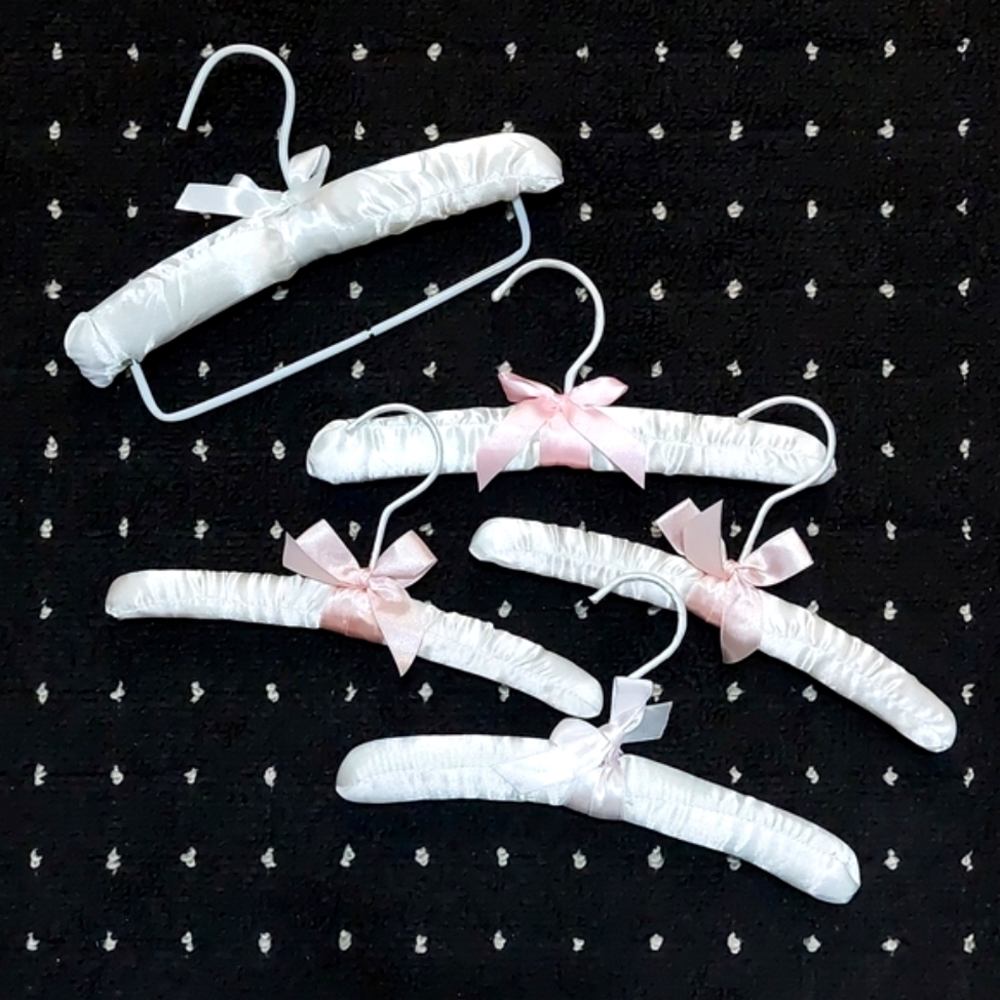 Satin•Padded Children's Boutique Hanger Assortment • Set of 5